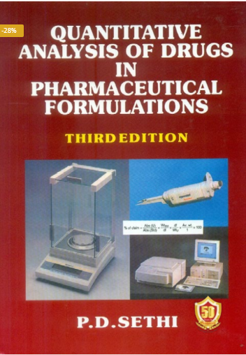 Quantitative Analysis of Drugs in Pharmaceutical Formulations, 3e